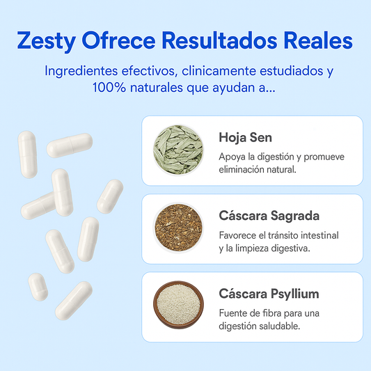 Suplemento Zesty Limpieza 15 Dias Digest