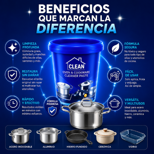Pasta Limpiadora y Reparadora Ollas 🧽