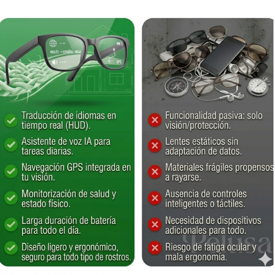 SmartX™ - Lentes Inteligentes IA + Bluetooth🕶️ | 50% DE DESCUENTO SOLO HOY🚨