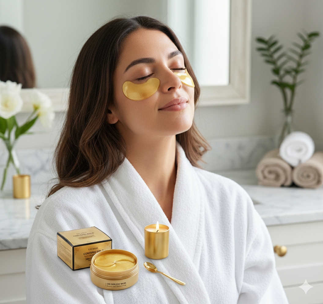Parche Para Ojeras 24K Colageno 60 pzs