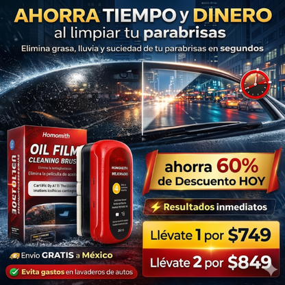 CLEARVIEW™ Cepillo Antiempañante | Visión Clara en Segundos | 60% DESCUENTO 🚨