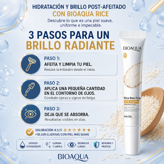 BIOAQUA RICE™ Contorno De Ojos💛 | 🚨 2x1 SOLO HOY🚨