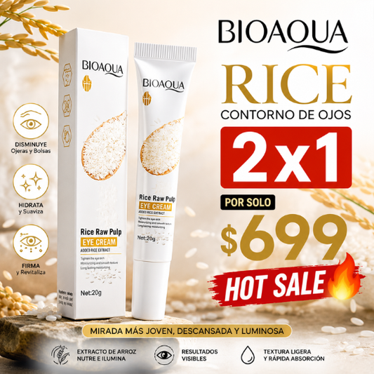 BIOAQUA RICE™ Contorno De Ojos💛 | 🚨 2x1 SOLO HOY🚨