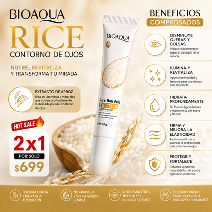 BIOAQUA RICE™ Contorno De Ojos💛 | 🚨 2x1 SOLO HOY🚨