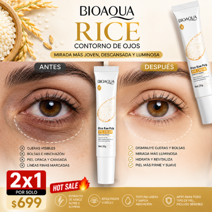 BIOAQUA RICE™ Contorno De Ojos💛 | 🚨 2x1 SOLO HOY🚨