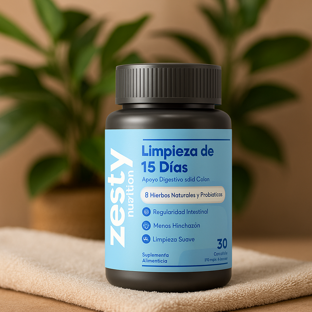 Suplemento Zesty Limpieza 15 Dias Digest
