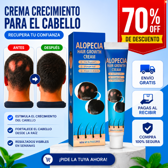 Alopecia Crema Para Crecimiento Capilar