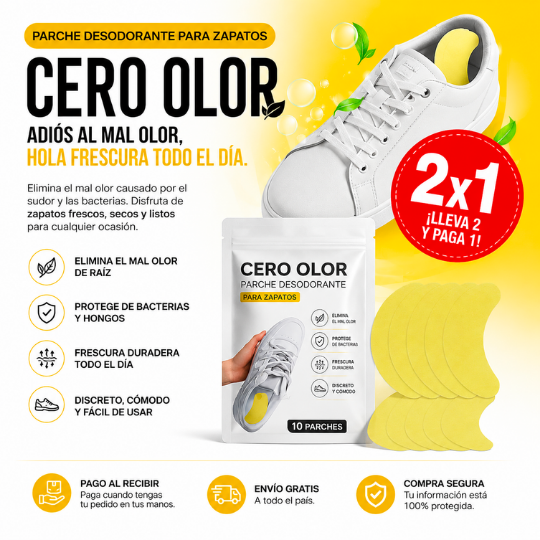 CERO OLOR™ - Parche Desodorante™🤮| 🚨 2x1 SOLO HOY🚨