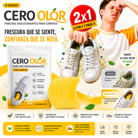 CERO OLOR™ - Parche Desodorante™🤮| 🚨 2x1 SOLO HOY🚨