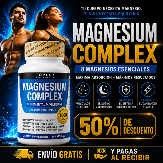 Magnesium 8 en 1 💪 - Recupera tu Energía
