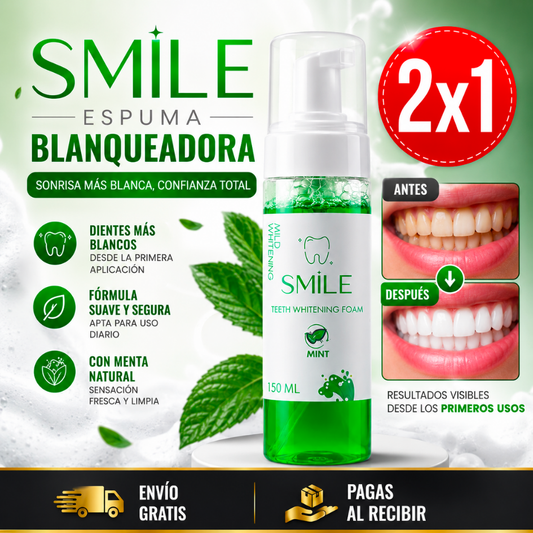 SMILE - Espuma Blanqueadora 🦷 (2X1 HOY)