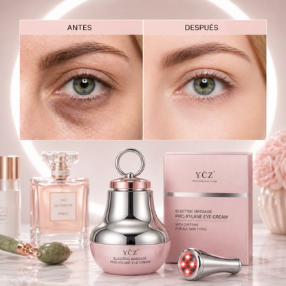 YCZ™ Crema De Ojos Masaje y Terapia Luz Roja🧴 | 70% DE DESCUENTO🚨