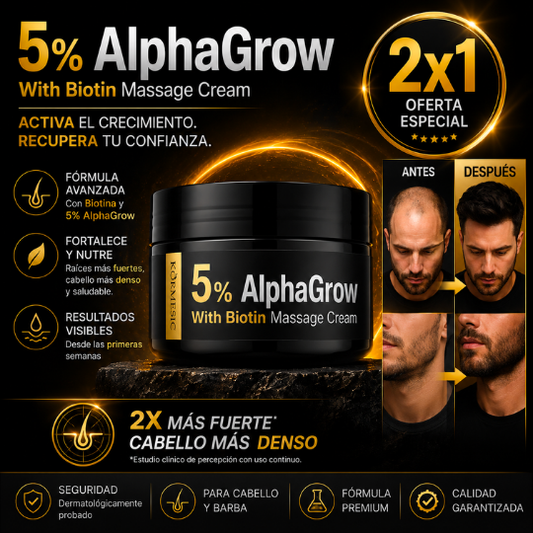 ALPHAGROW™🦁 - Minoxidil Recupera tu Cabello