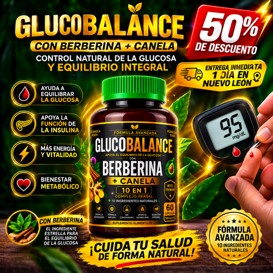 GlucoBalance + Berberina - Equilibrio de Glucosa 🌿 NL