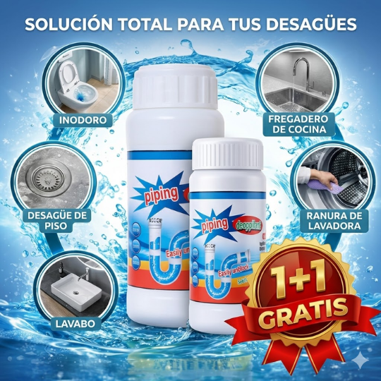 DESTAPAMAX™ Polvo Limpia Tuberia🧽