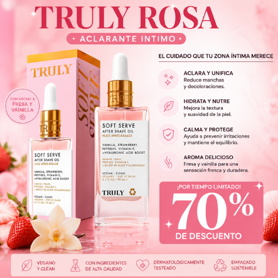 TRULY ROSA™ Aclarador Intimo 🩷 |🚨70% DE DESCUENTO HOY🚨