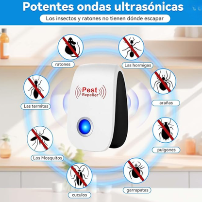 PEST REPELLER™ Repelente Ultrasónico de Plagas🪳 | 🚨2x1 SOLO HOY🚨