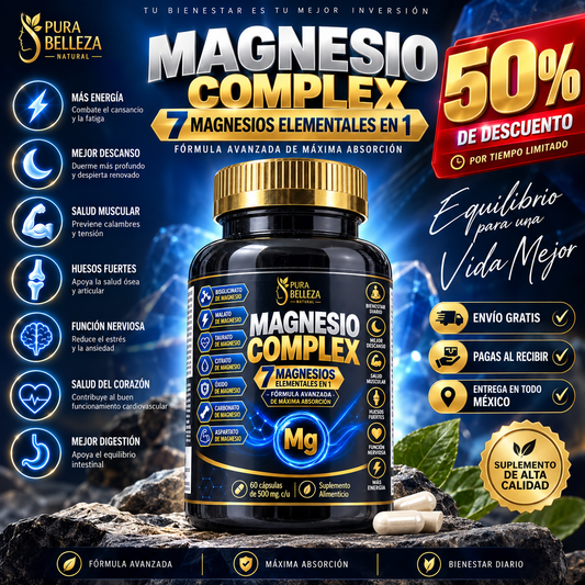 Magnesio Complex 7 en 1  Formula Mejorada💊