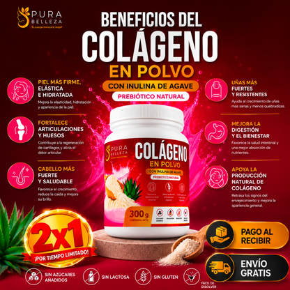 COLÁGENO con Inulina de Agave 🌿 - 2X1 HOY