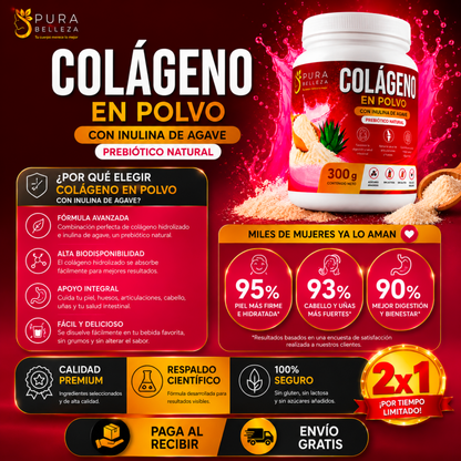 COLÁGENO con Inulina de Agave 🌿 - 2X1 HOY